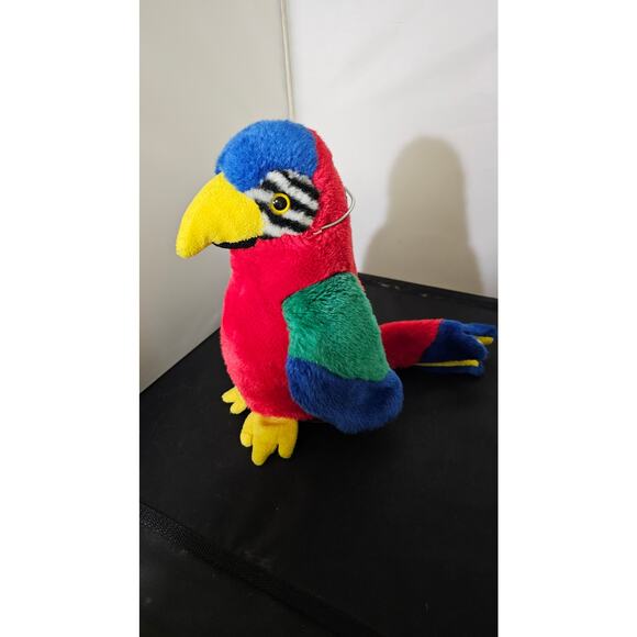 Vintage Ty Beanie Buddies JABBER The PARROT With Tag 1999 Plush D1 - Picture 1 of 6